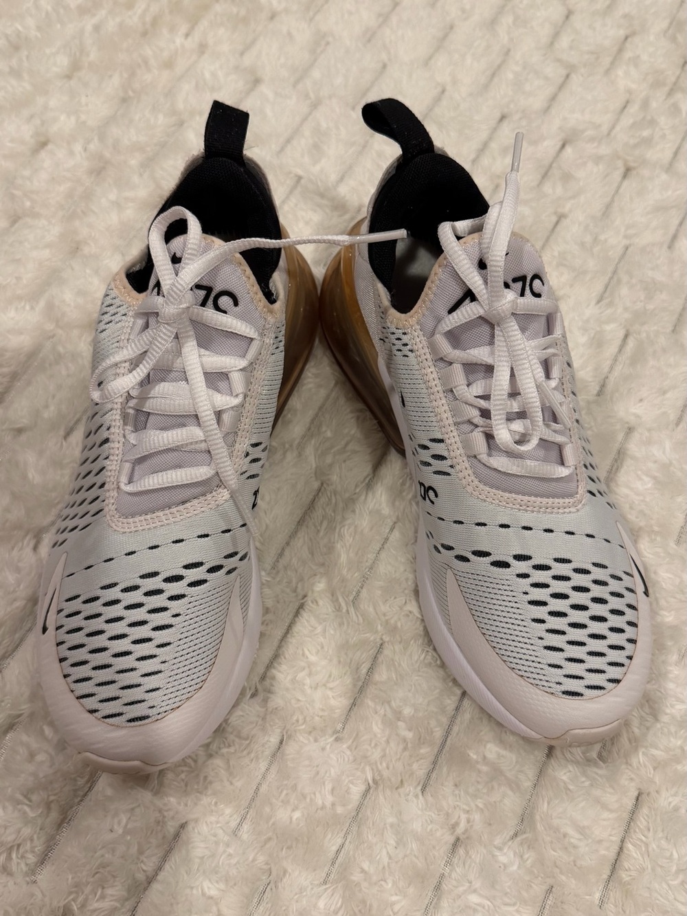 adidas Sneakers - White and Gold Accents